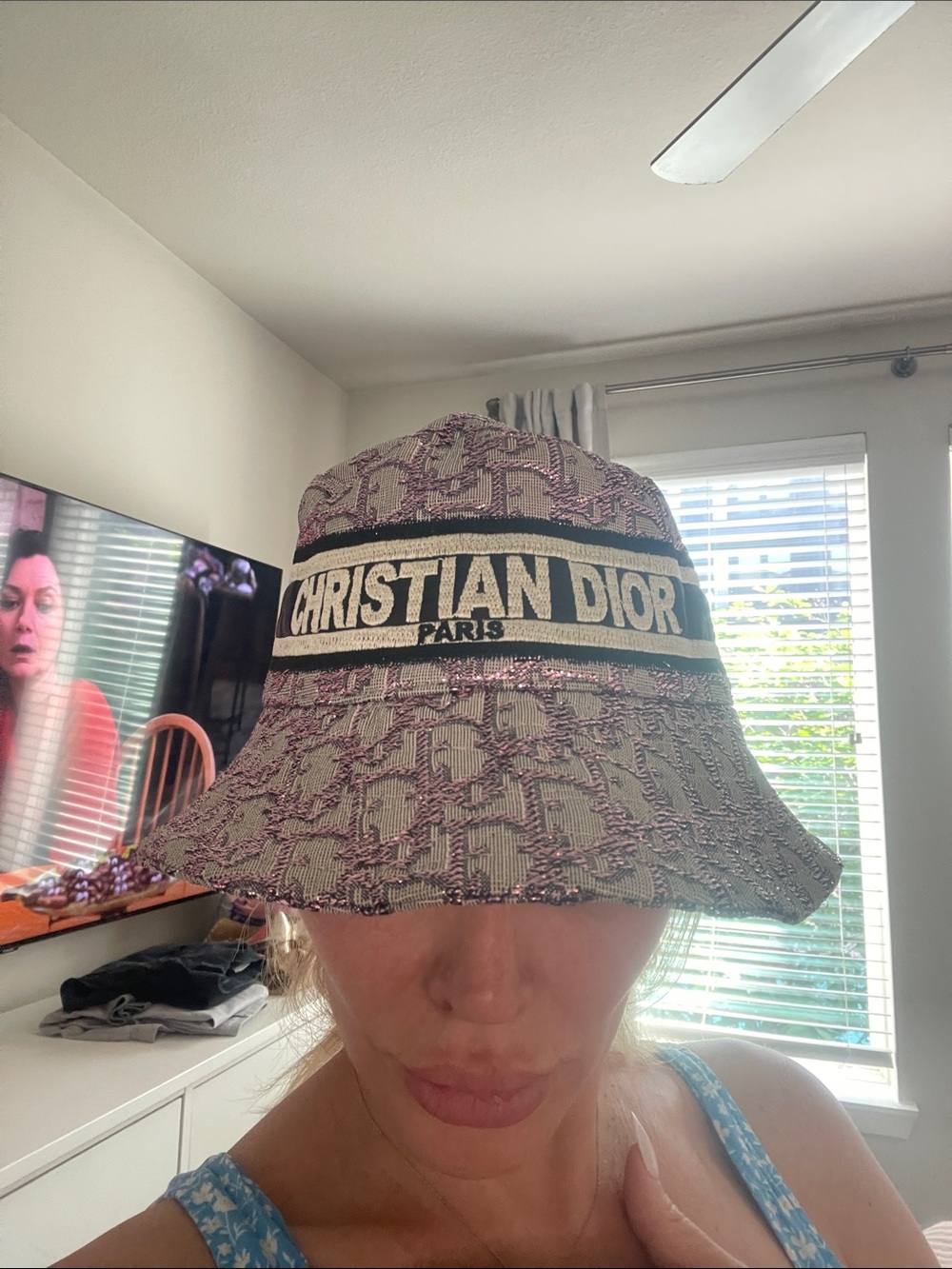 Christian Dior Metallic Bucket Hat size M - Picture 4 of 4